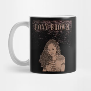 Foxy Brown // Brown Mug